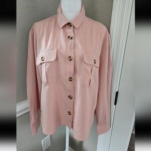 Maurices button down boxy shirt /shacket, Medium